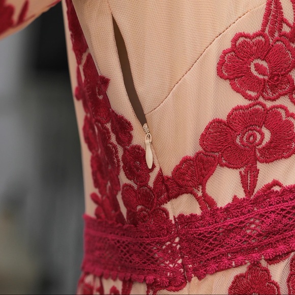 Las Palmas Overlay Crochet Maxi Dress - Picture 7 of 10